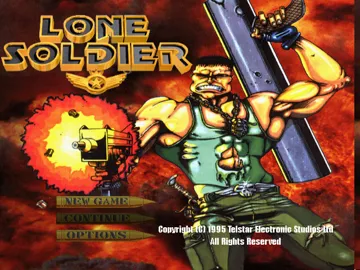 Lone Soldier (JP) screen shot title